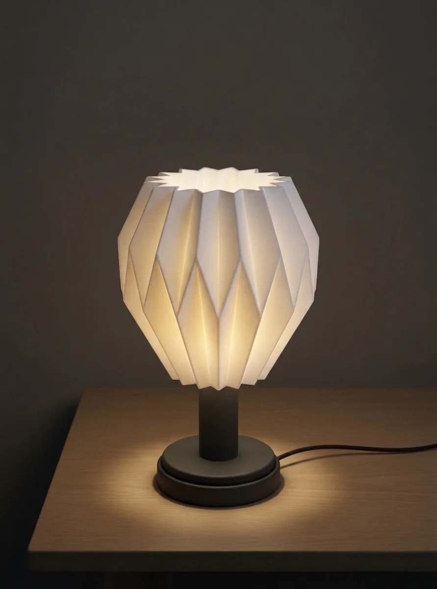 Solaris Modern Origami Masa Abajuru