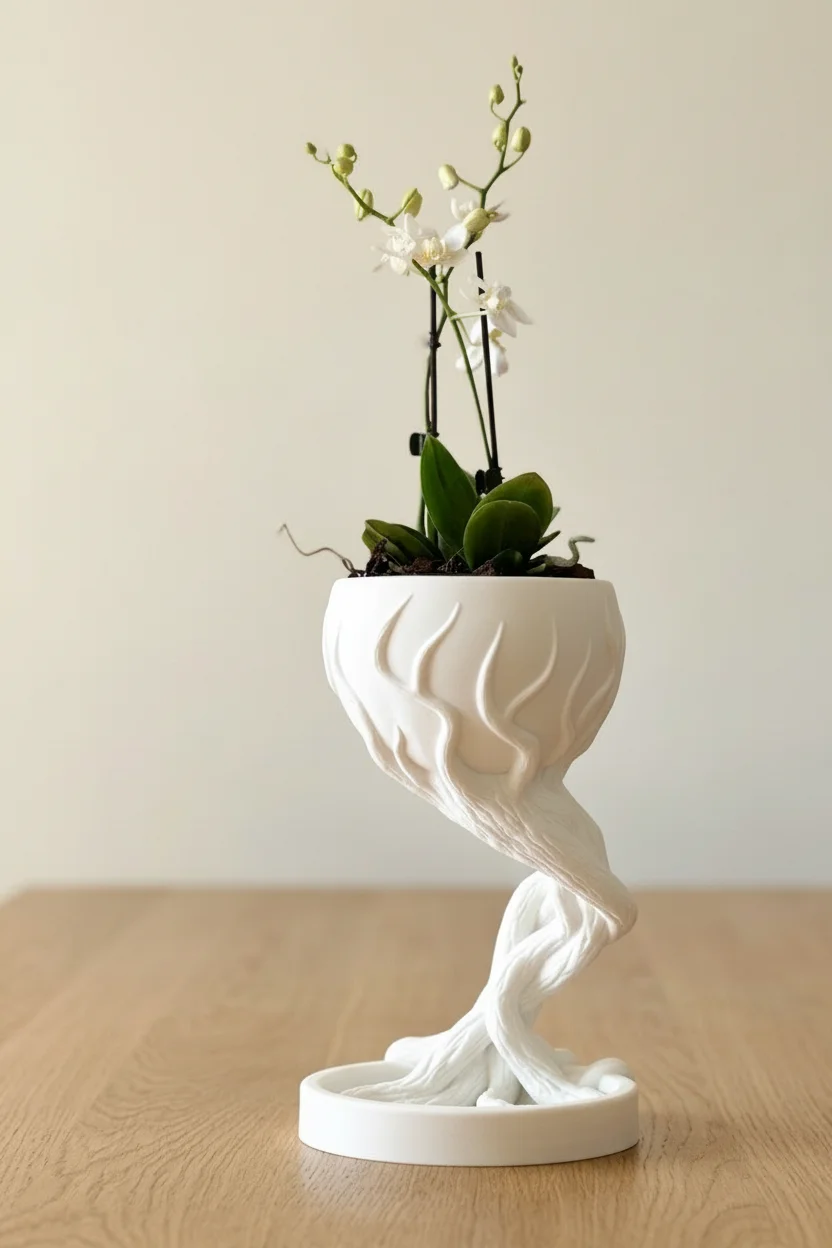 Rooted Elegance Organik Tasarım Saksı