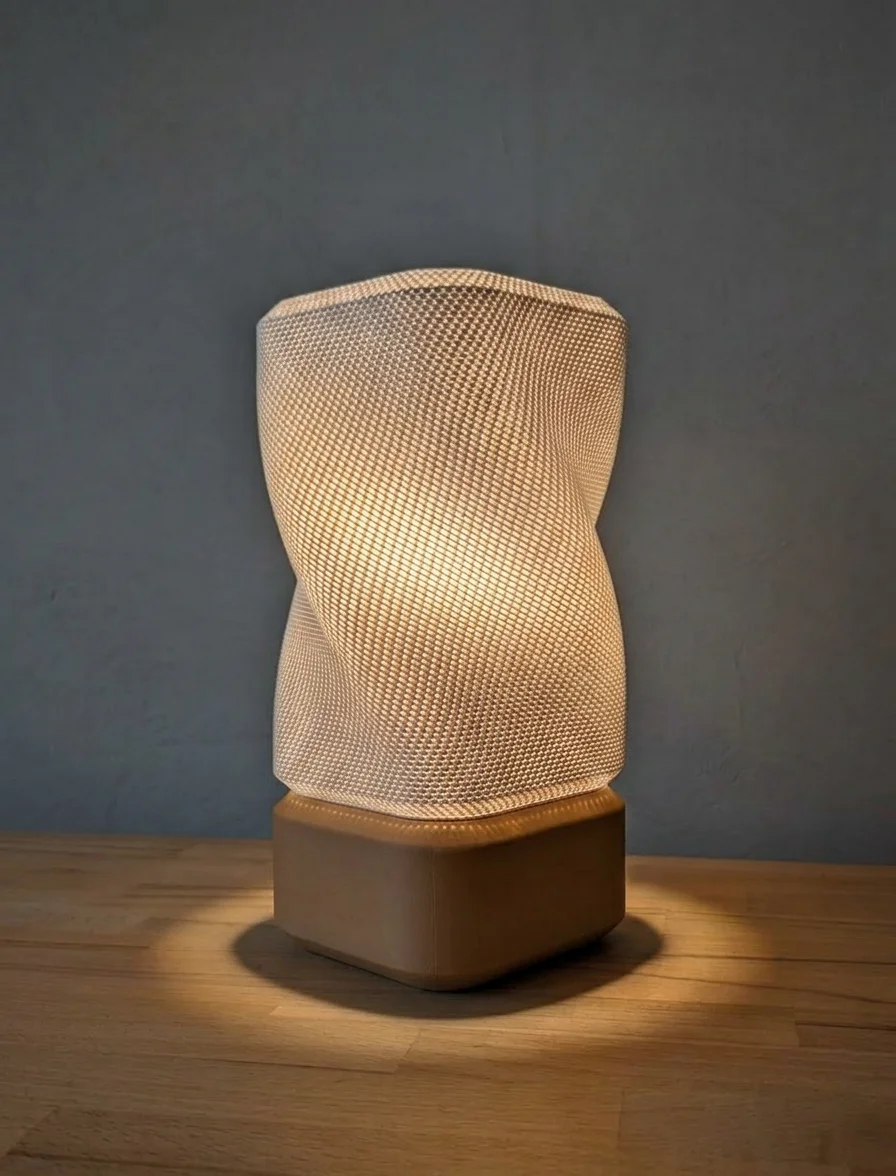 Aetheris Honeycomb Modern Masa Abajuru